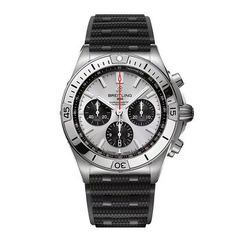 Chronomat B01 Chronograph Automatic Silver Dial Watch AB0134101G1S2