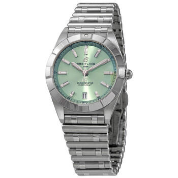 Chronomat Quartz Chronometer Diamond Green Dial Watch A77310101L1A1