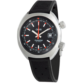 Chronoris Automatic Black Dial Watch 01 733 7737 405407 4 19 01FC