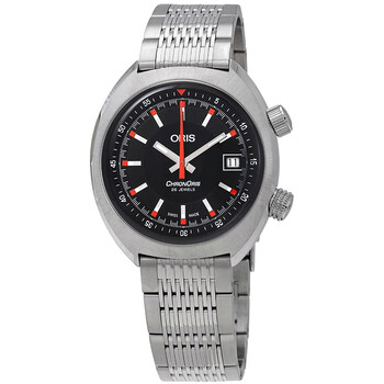 Chronoris Automatic Black Dial Watch 01 733 7737 405407 8 19