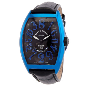 Cintree Curvex Crazy Hours Automatic Black Dial Watch 8880 CH BLACK BADGE BL AC