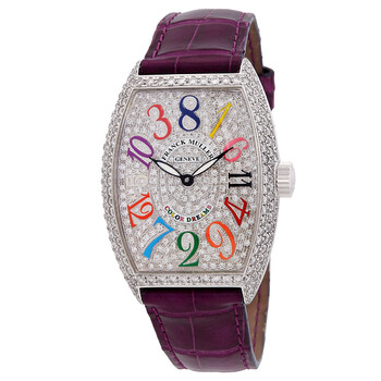Cintree Curvex Crazy Hours Color Dreams Automatic Diamond Watch 7851 CH COL DRM D CD OG