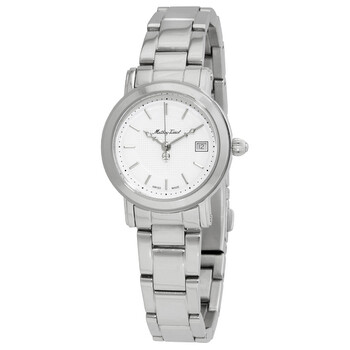 City Metal Quartz Silvertone Watch D31186MAI