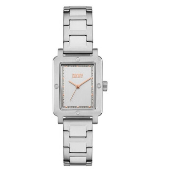 City Rivet Quartz Silver Dial Watch NY6662