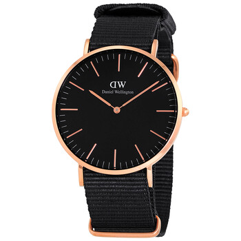 Classic Black Cornwall Watch DW00100148