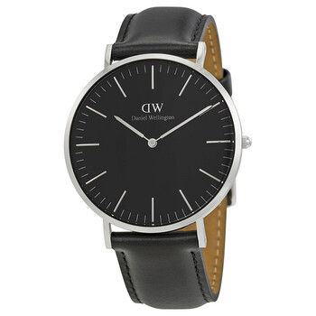 Classic Black Sheffield 40mm Watch DW00100133