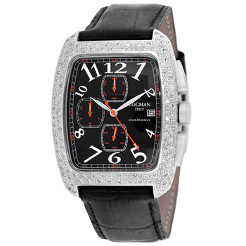 Classic Chronograph Quartz Black Dial Watch 487BK2DCBK