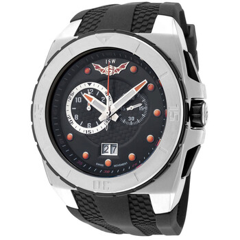 Classic Chronograph Quartz Black Dial Watch ISW100901