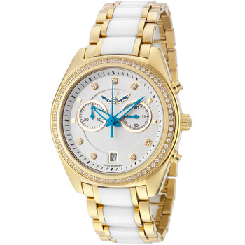 Classic Chronograph Quartz White Dial Watch ISW100702