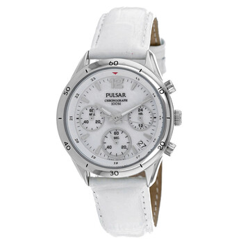 Classic Chronograph Quartz White Dial Watch PT3085