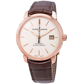 Classic Classico Eggshell Dial Automatic 18kt Rose Gold Watch