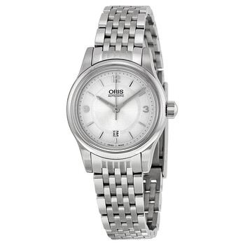 Classic Date Silver Dial Stainless Steel Watch 01 561 7650 403107 8 14