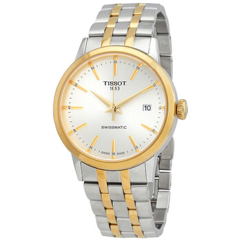 Classic Dream Automatic Silver Dial Twotone Watch T129.407.22.031.01