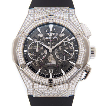 Classic Fusion Aerofusion Orlinski Titanium Pave Chronograph Automatic Watch 525.NX.0170.RX.1804.ORL18