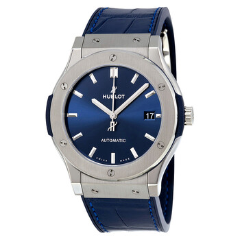Classic Fusion Automatic Blue Sunray Dial Titanium Watch 511.NX.7170.LR