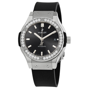 Classic Fusion Automatic Diamond Black Dial Watch 565.NX.1470.RX.1204