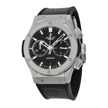 Classic Fusion Black Dial Black Leather Automatic Watch 521.NX.1170.LR
