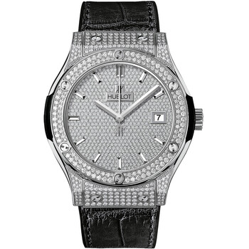 Classic Fusion Diamond Pave Dial Titanium Watch 511.NX.9010.LR.1704