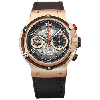 Classic Fusion Ferrari GT King Gold Chronograph Automatic Black Skeletal Dial Watch 526.OX.0124.VR