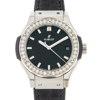 Classic Fusion Quartz Diamond Black Dial Watch 581.NX.1171.LR.1104