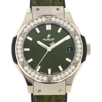 Classic Fusion Quartz Green Dial Watch 581.NX.8970.LR.1104