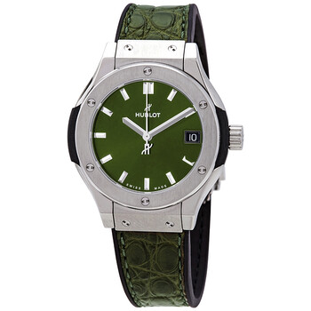Classic Fusion Quartz Green Dial Watch 581.NX.8970.LR