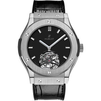 Classic Fusion Tourbillon 45mm Dial Black Hand Wind Watch 505.NX.1170.LR