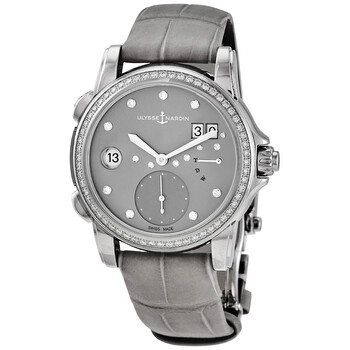 Classic Lady Dual Time Automatic Diamond Watch 3243222B91