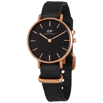 Classic Petite Black Cornwall Watch Dw00100247