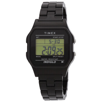 Classic Quartz Digital Black Dial Watch TW2V20000
