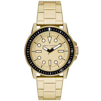 Classic Quartz Gold Dial Watch AX1854