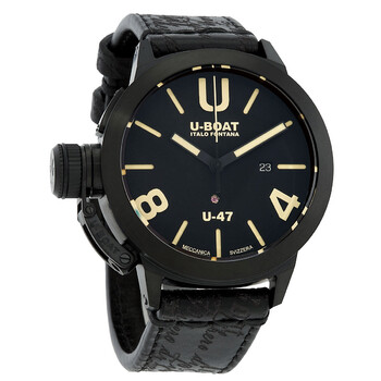 Classico U47 Lefty Automatic Black Dial Watch