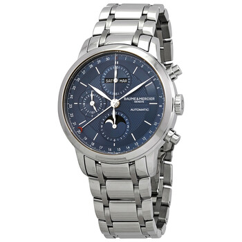 Classima Full Calendar Moon Phase Automatic Blue Dial Watch