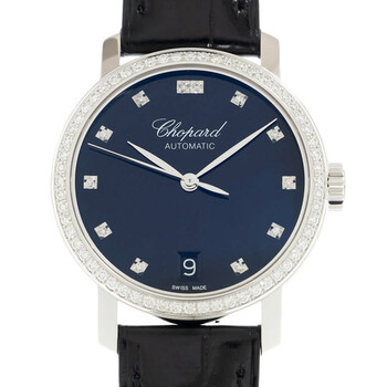 Classique Automatic Diamond Black Dial Watch 134200