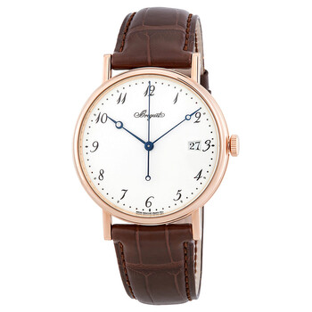 Classique Automatic White Dial Brown Leather Watch 5177BR299V6