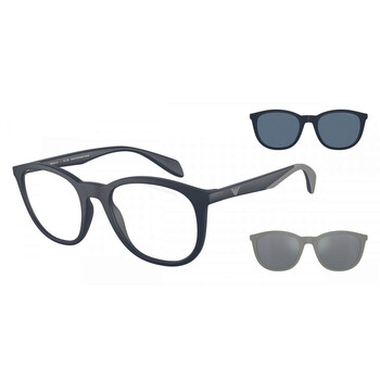 Clear with ClipOn Oval Sunglasses EA4211F 50881W