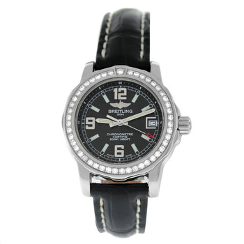 Colt 33 Quartz Chronometer Diamond Black Dial Watch A7738753BB51777P