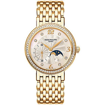 Complicated 18kt Yellow Gold Moon Phase Diamond Watch 49581J