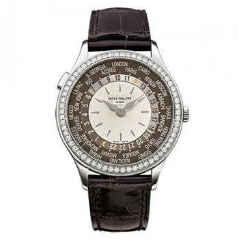 Complication Mechanical Ivory and Brown Dial Watch 7130G010