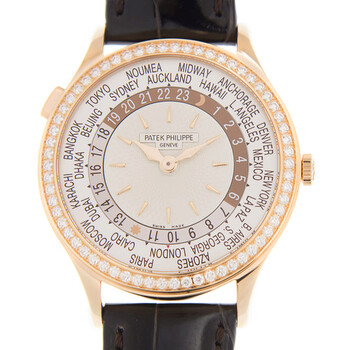 Complications GMT Diamond Ivory Dial Watch 7130R013