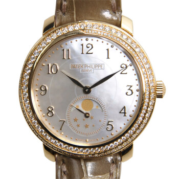 Complications Mother of Pearl Dial Taupe Leather Watch 4968R001