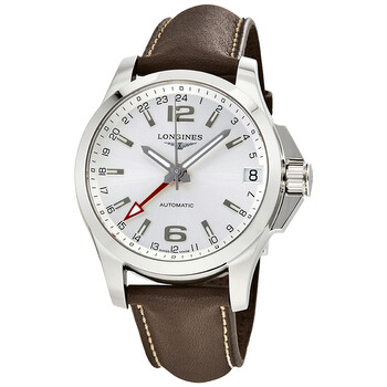 ConquestAutomatic GMT Silver Dial Watch L36874764