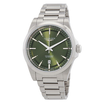 Conquest Automatic Green Dial Watch L3.830.4.02.6