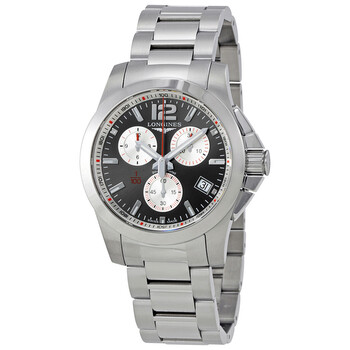 Conquest Chronograph Grey Dial Watch L3.700.4.79.6