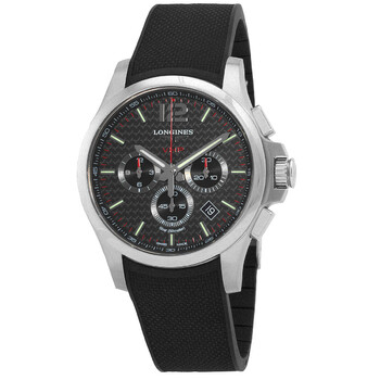 Conquest Chronograph Quartz Black Dial Watch L3.727.4.66.9