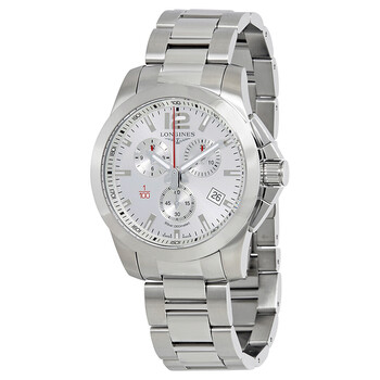 Conquest Chronograph Silver Dial Watch L38004766