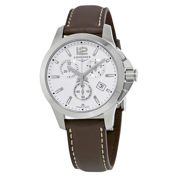 Conquest Chronograph White Dial Watch L33794165