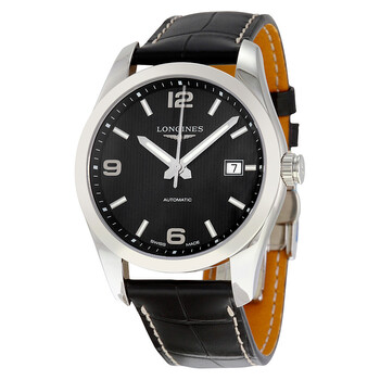 Conquest Classic Black Dial Automatic Watch L2.785.4.56.3