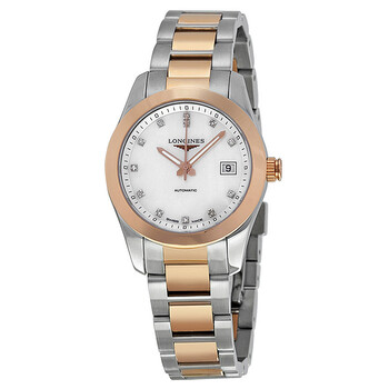 Conquest Classic Mother of Pearl Dial Watch L2.285.5.87.7