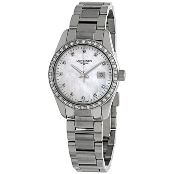 Conquest Classic Quartz Diamond Watch L2.286.0.87.6